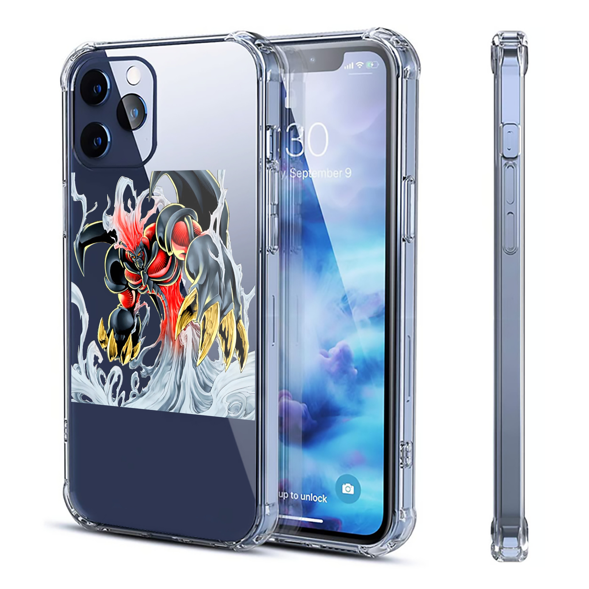 （画像用） 遊☆戯☆王 Yu-Gi-Oh! 【iPhone 12シリーズ対応】透明スマホケース（クリアソフトケース）